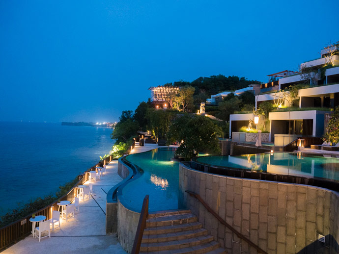 Anantara Uluwatu Pool At Night