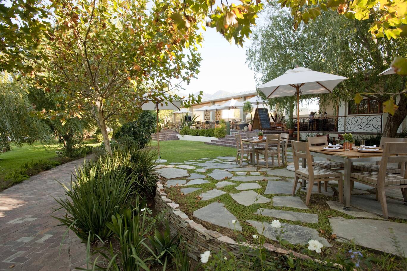 Cosecha at Noble Hill Al fresco dining at Cosecha at Noble Hill