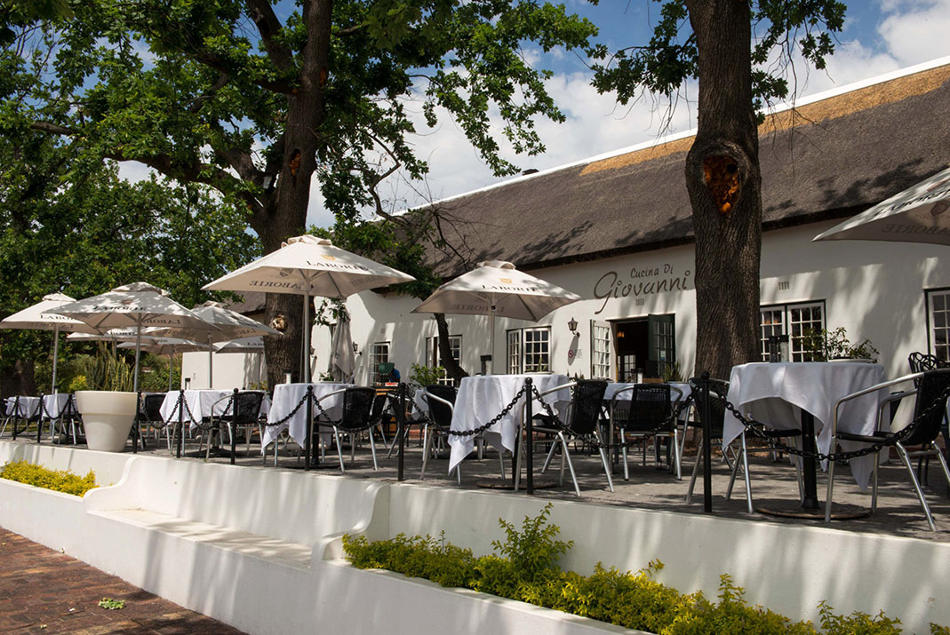 cucina-di-giovanni-at-laborie-wine-estate The terrace is the perfect spot to enjoy the delicious food